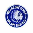 Craft KAA Gent Magneet WE ARE ONE FAMILY (rond)