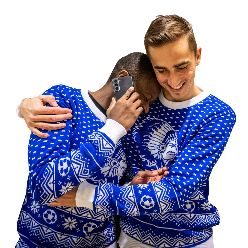 KAA JR Gent Christmas Sweater Royal