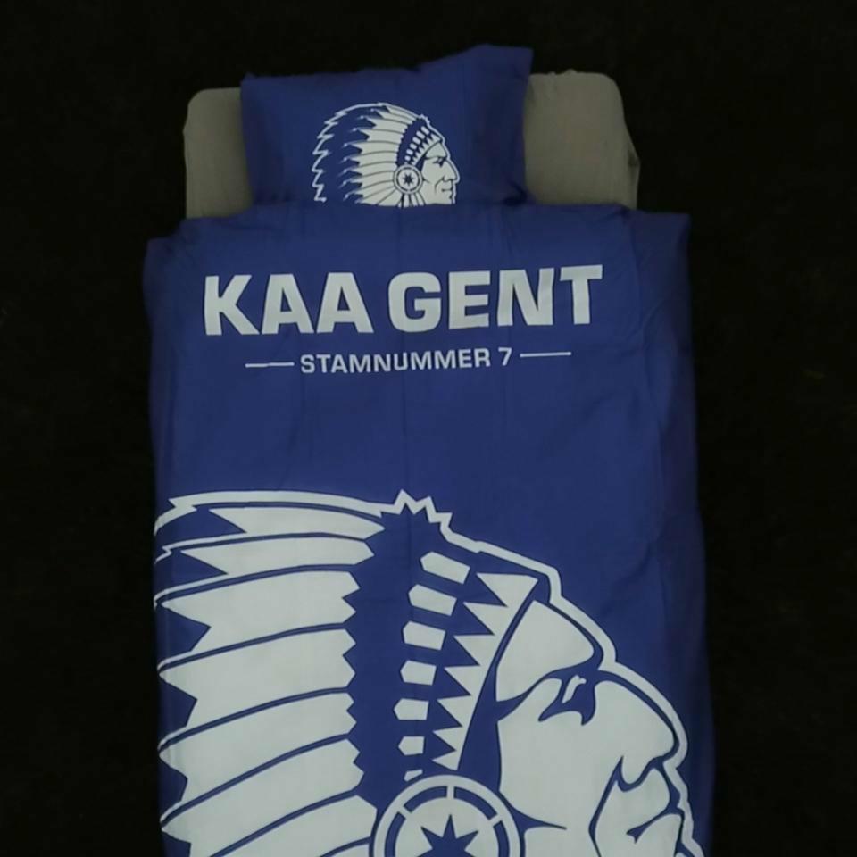 KAA Gent Dekbedovertrek Blauw/wit