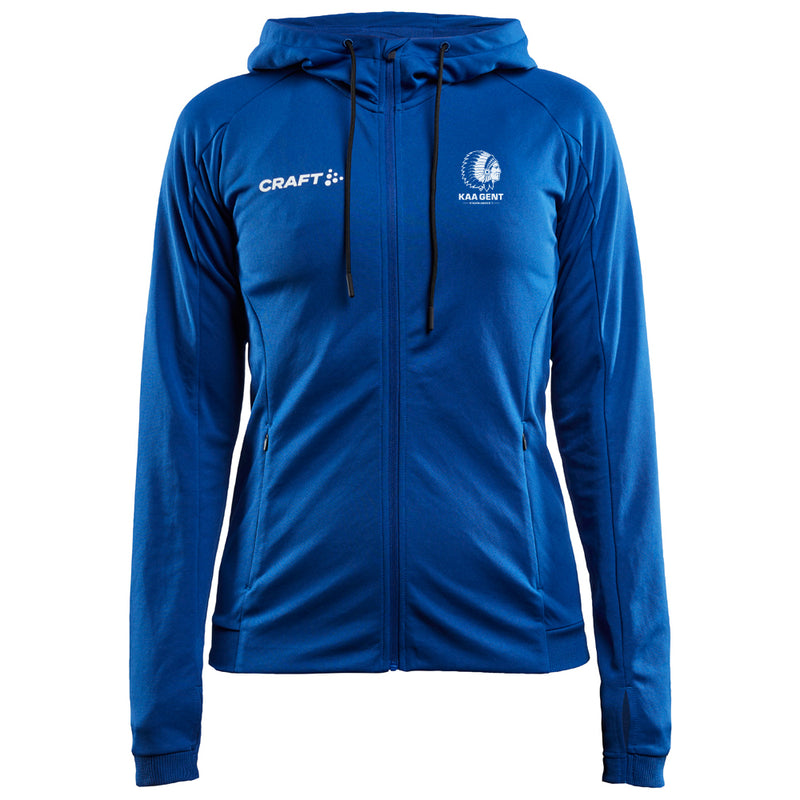 KAA Gent Evolve Hood Jacket Club Cobolt Dames