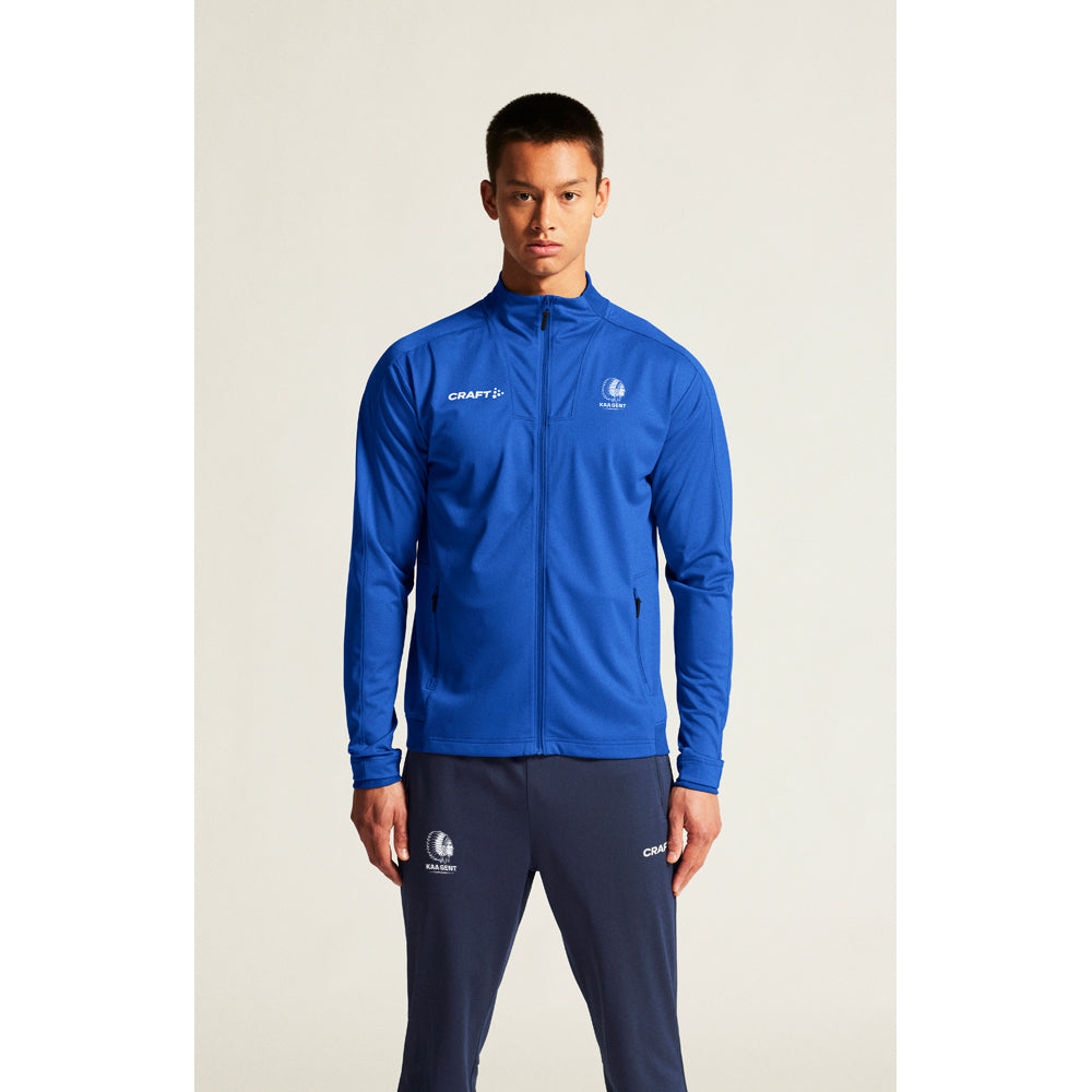 KAA Gent Evolve Fullzip Club Cobolt