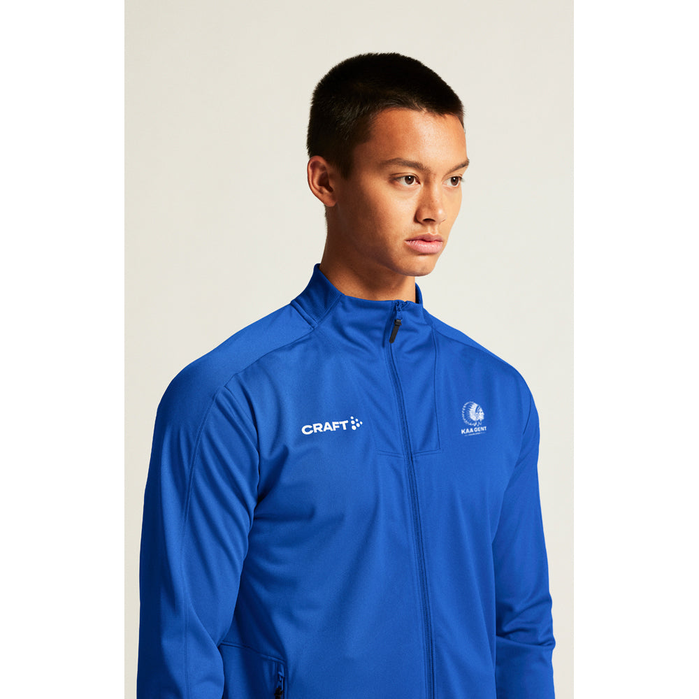 KAA Gent Evolve Fullzip Club Cobolt