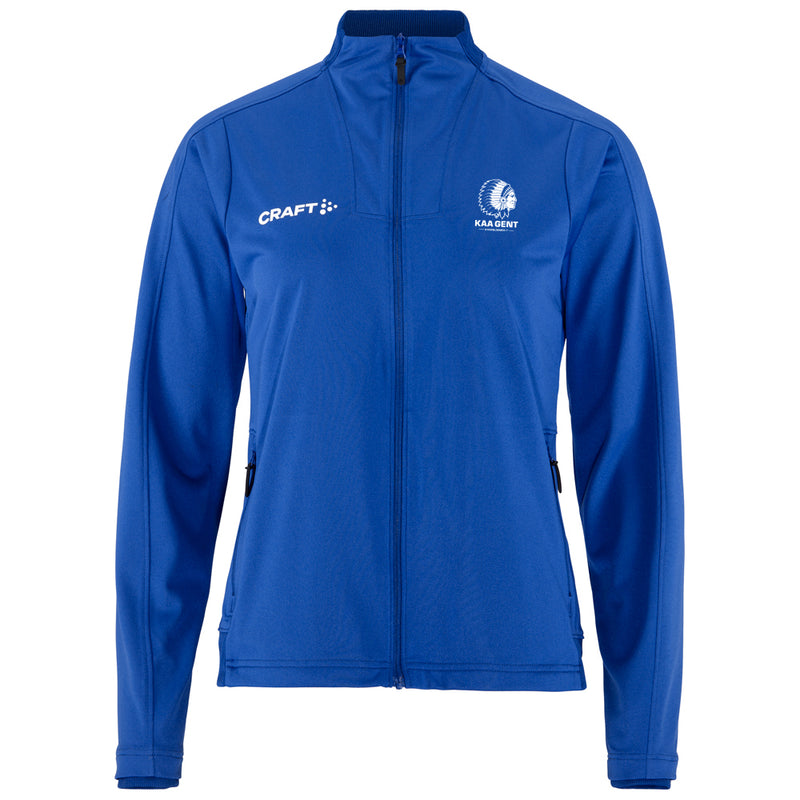 KAA Gent Evolve Fullzip Club Cobolt Women