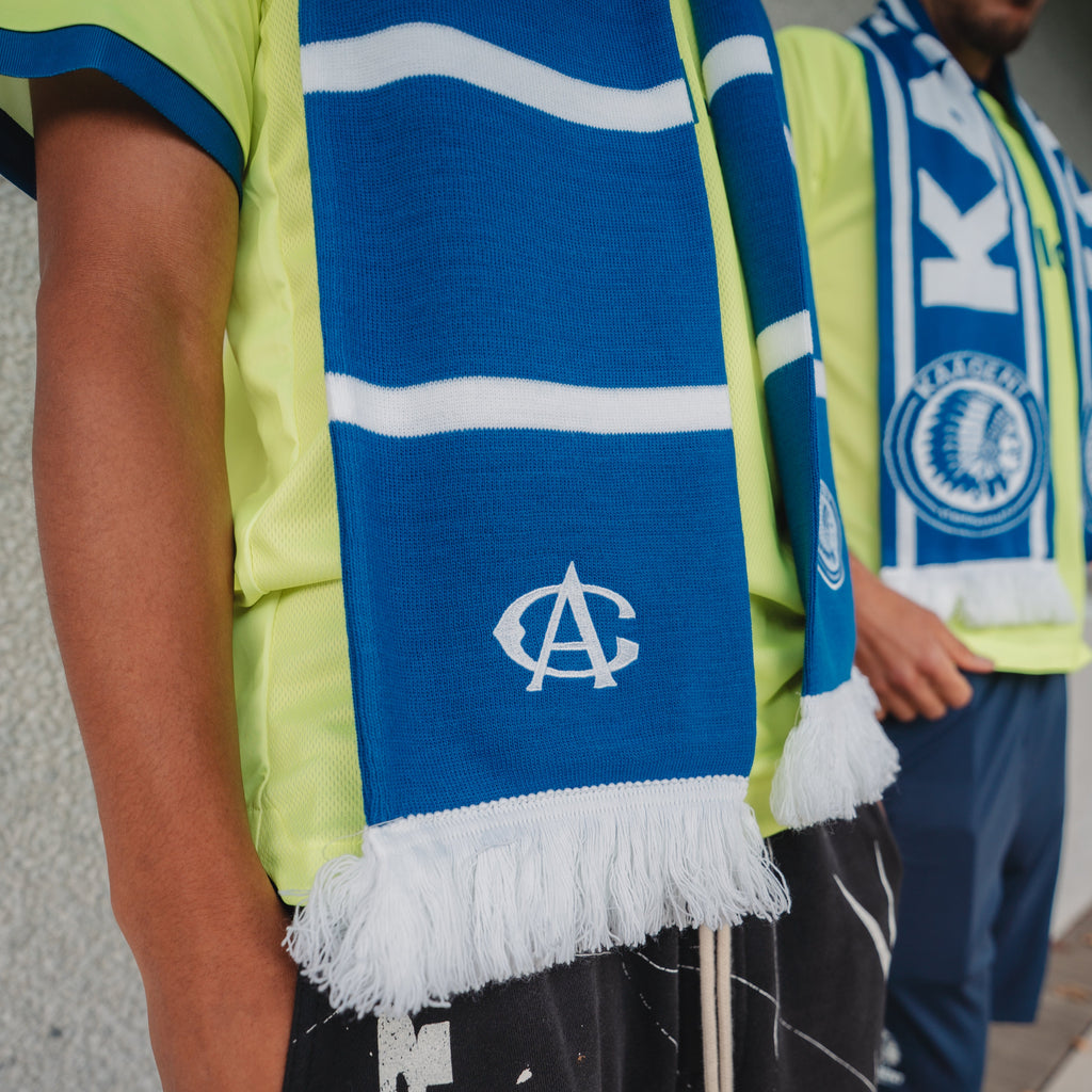 Sjaal Blauw-Wit gestreept