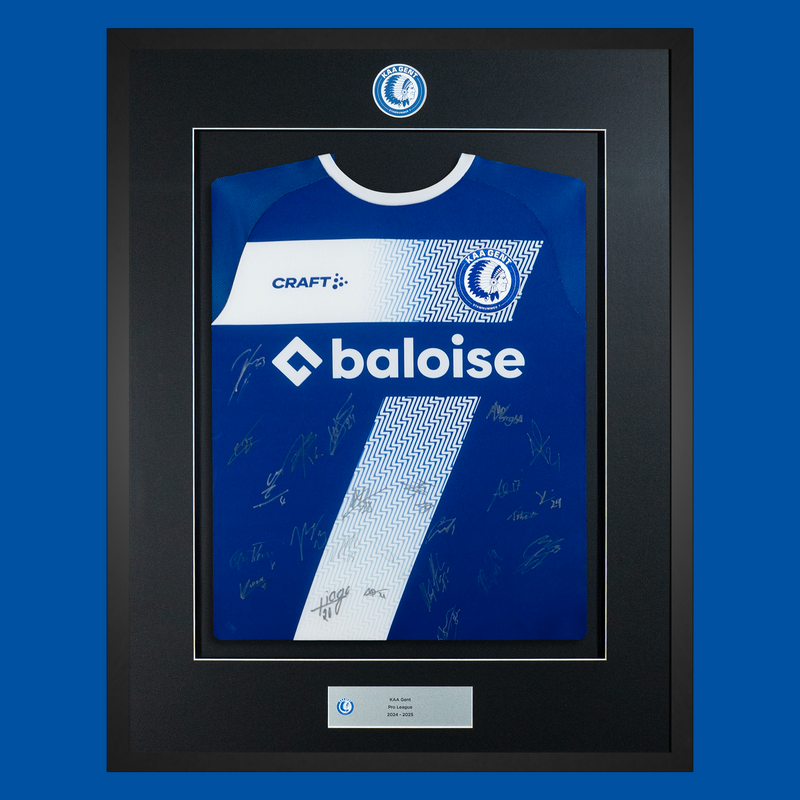 Framed Home Shirt - Squad Signed