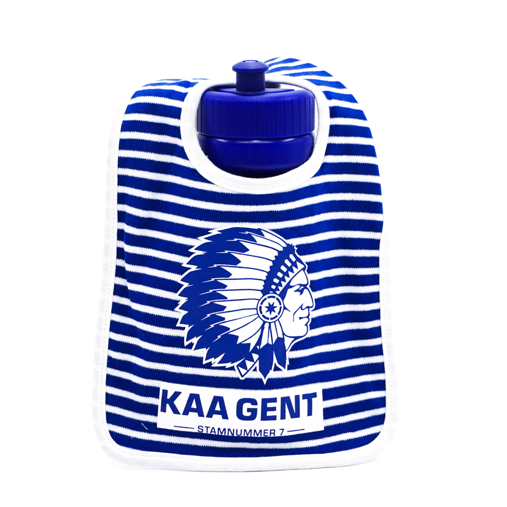 KAA Gent Bavoir Bébé Bleu/Blanc